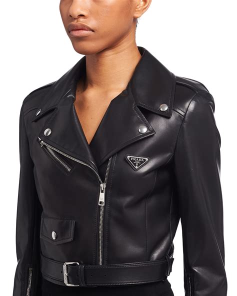 prada leather jacket womens|prada women blazersedge.